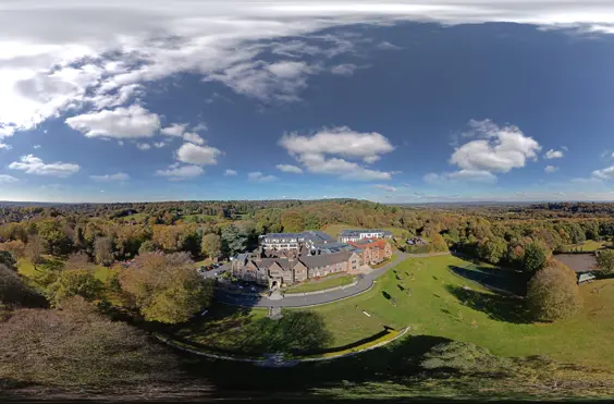 Oak Hall Care Home - outside view of care home
